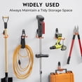 thumbnail image 3 of czcpp-Garage Hooks, 18 Pack Heavy Duty Storage Wall Mounted Organizer with Strong Load Capacity, Anti-Slip Steel U and J Hooks, Tool Hangers, Bike Rack, Hose Holder, Garden Equipment Storage, Orange, 3 of 4