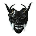thumbnail image 4 of Japanese Horror Full Face Mask 11.8 Inch Scary Cosplay Costume Accessory For Halloween Spooky Houses And Theme Parties Adult Size, 4 of 4