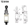 thumbnail image 1 of TZ-8108 TZ-8104 Travel Limit Switch Rotary Momentary Adjustable Roller Lever, 1 of 5