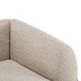thumbnail image 4 of Christopher Knight Home 63" Boucle Loveseat, 2-Seater Faux Sherpa Couch with Wood Legs & Curved Design, Almond, 4 of 10