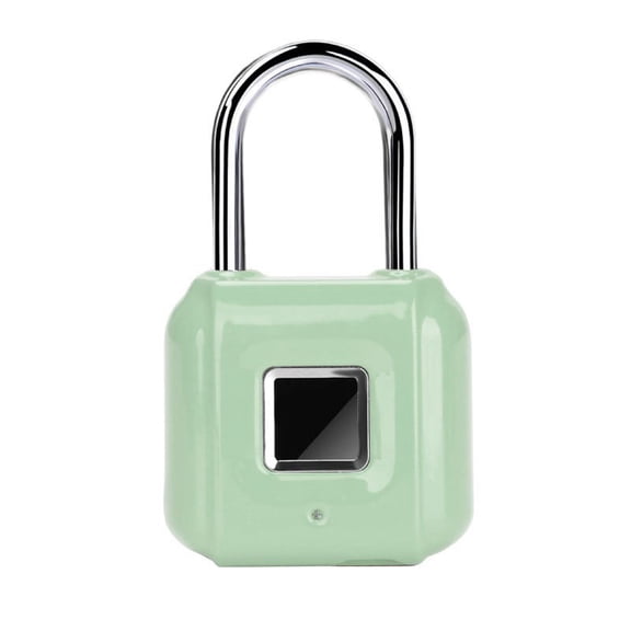 Electronic password lock, luggage storage cabinet, waterproof and rust proof door lock, household outdoor anti-theft lock, intelligent fingerprint padlock, 10 sets of fingerprints