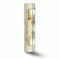 thumbnail image 3 of Edward Mirell Titanium with 14K Yellow Inlay 5mm Band, 3 of 7