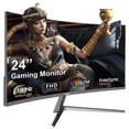 thumbnail image 1 of Monitor para juegos DjiEx de 24 pulgadas, curvo, 180 Hz, FHD 1080P, sin marco, 1 of 9