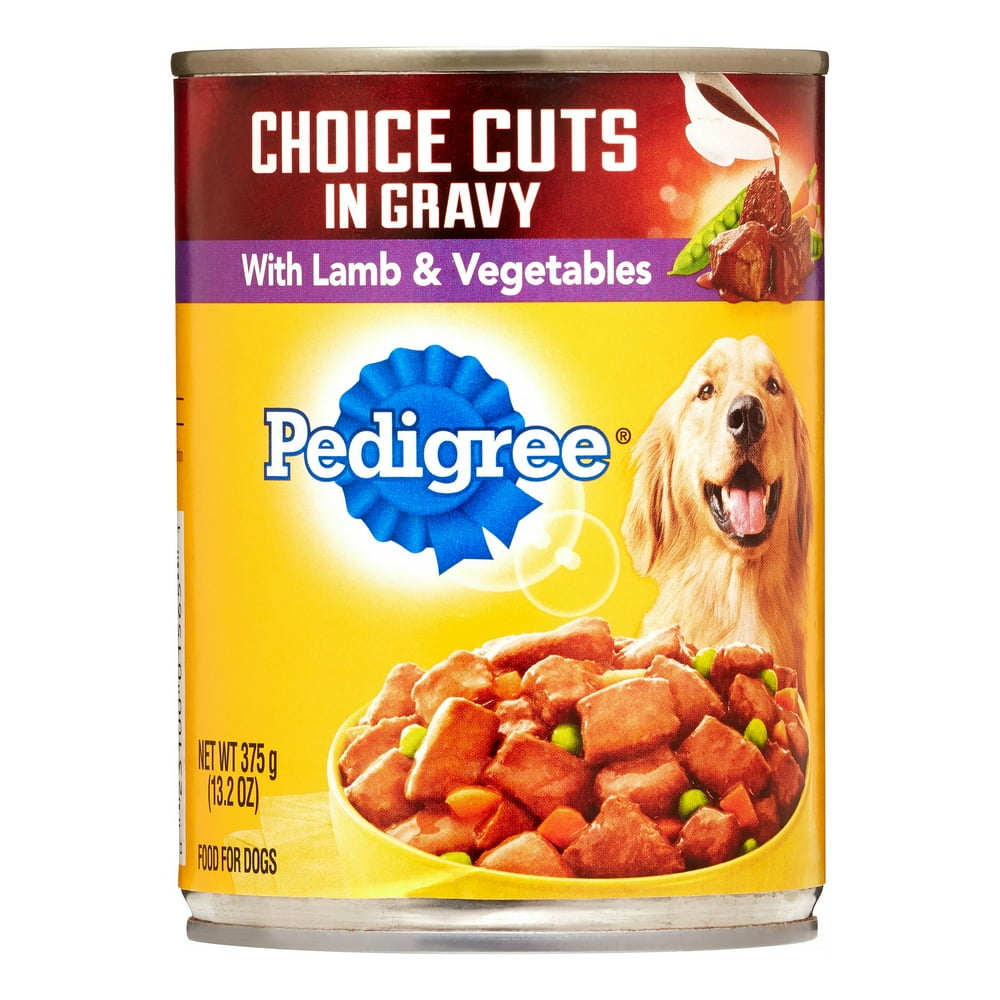 PEDIGREE CHOICE CUTS in Gravy With Lamb and Vegetables Canned Dog Food