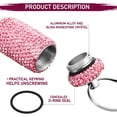 thumbnail image 4 of 3 Pieces Bling Portable Pill Container Keychain Pill Bottle Case Waterproof Trav, 4 of 5