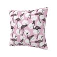 thumbnail image 2 of Wukai Pineapple Flamingo Premium Polyester Fleece Pillow Covers with Hidden Zipper Closure,Luxuriously Soft and Durable-18"x18", 2 of 7