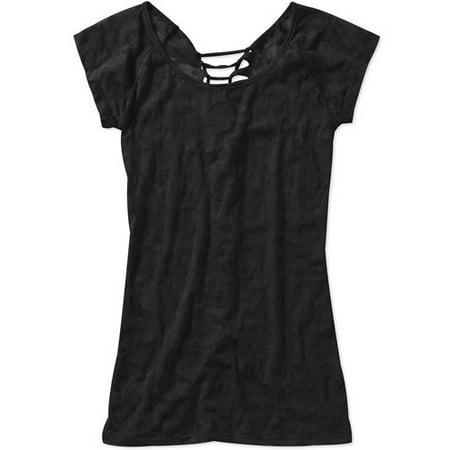 Derek Heart Juniors' Macrame Detail Tees
