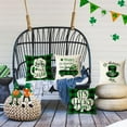thumbnail image 6 of St Patricks Day Throw Pillow Covers 20x20 Set of 4 Green Plaid Decorative Pillow Covers Saint Patricks Day Shamrock Clover Truck Cushion Covers Pillow Cases for Home Outdoor Sofa Decoration（20 inch）, 6 of 6