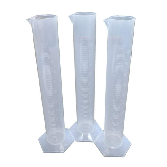 Sci-Supply 3-Pack Plastic 1000 mL Graduated Cylinders