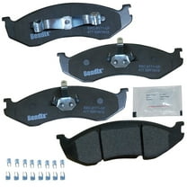 Disc Brake Pad Set Fits select: 1997-2006 JEEP WRANGLER / TJ, 1990-1995 JEEP WRANGLER / YJ