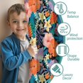 thumbnail image 3 of Blackout Kids Curtains,Pioneer Flower Floral Print Pattern Childrens Insulated Curtains Set Of 2,Bedroom Essentials,Toddler Room Decor 42"x54", 3 of 5
