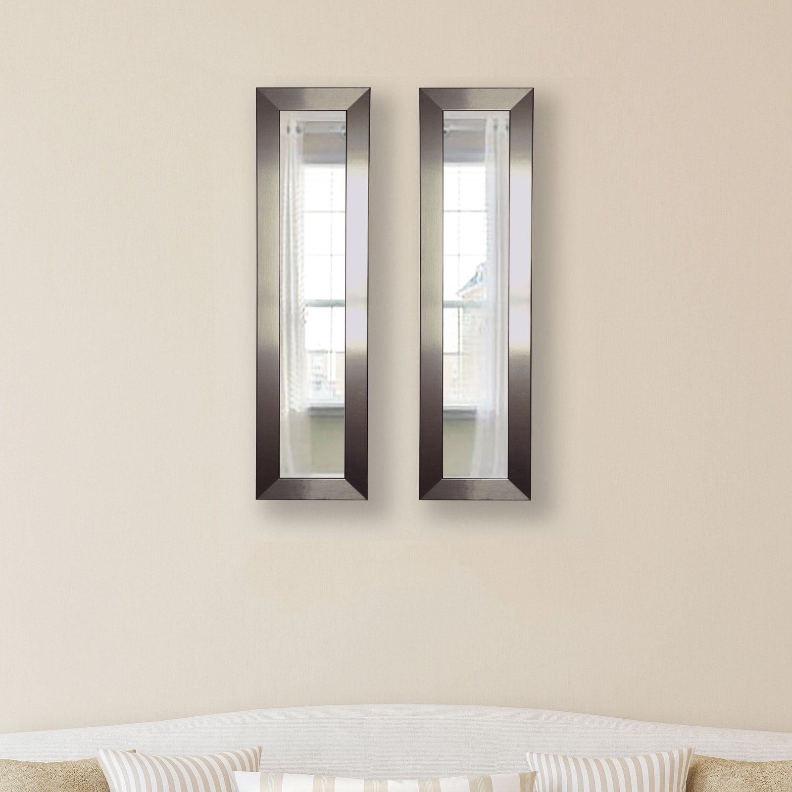 Rayne Mirrors Molly Dawn Silver Petite Wall Mirror