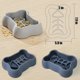 thumbnail image 2 of Silicone Slow Feeder, Dog Food Dish for Fast Eaters, Pet Slow Food Bowl, Puzzle Bowl for Small Dogs and Cats, Dog Bowls to Slow Down Eating(Black), 2 of 4