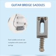 thumbnail image 4 of 24 Piezas Juego Plano Selleta de Puente de Guitarra Electrica para Reemplazo de Guitarra Strat Tele, 4 of 8