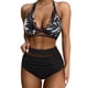 thumbnail image 1 of WILLBEST Trajes de Baño Mujer Con Falda Traje de Baño Bikini Estampado de Cintura Alta Con Tiras Acolchadas Extraíbles Para Mujer, 1 of 7