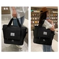thumbnail image 4 of Bolsa de viaje grande, bolsa expandible para gimnasio, equipaje de mano para mujer con funda para carrito, bolsillo impermeable, bolsas de lona de viaje, contenedores de almacenamiento de viaje, 4 of 7