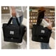 thumbnail image 4 of Bolsa de viaje grande, bolsa expandible para gimnasio, equipaje de mano para mujer con funda para carrito, bolsillo impermeable, bolsas de lona de viaje, contenedores de almacenamiento de viaje, 4 of 7