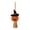 A001- Clear (A), variant on Halloween Decorations Silver Ghost Broom Style 8 Inch 1 Pack for Indoor Home Party and Yard Display