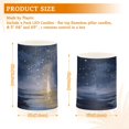 thumbnail image 3 of Set of 2 Flameless Candles Lights with Remote Control Flickering LED Candles Electric Candles for Home Decor Parties Sky Full Of Shooting Stars, 3 of 7
