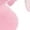Pink, variant on 4 Pairs Socks for Women, Big Ruffle Socks with Turn Cuff and Double Lace