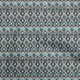 thumbnail image 1 of oneOone Velvet Light Gray Fabric Ikat Craft Projects Decor Fabric Printed By The Yard 58 Inch Wide, 1 of 5