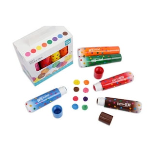  DOT MARKERS 8 COLOR PACK Easy Grip Fun Art Activity Beautiful  Vivid Colors Easy Creative Art Medium for Art Beginner Coloring Painting  Counting Writing Dabber Marker No Mess : Toys 