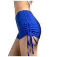 thumbnail image 2 of HUPOM Athletic Shorts Dressy Shorts For Women Gym High Short Gym Blue S, 2 of 7
