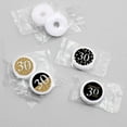 thumbnail image 3 of Big Dot of Happiness Adult 30th Birthday - Gold - Round Candy Sticker Party Favors - Labels Fits Chocolate Candy (1 sheet of 108), 3 of 5