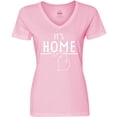 thumbnail image 3 of Inktastic It's Home- State of Michigan Outline Women's V-Neck T-Shirt, 3 of 5