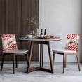 thumbnail image 4 of TSOVTHRID Snowman Candy Cane Snowflake Print Chair Back Cover Breathable Chair Cover for Dining Room Kitchen Washable Chairs Slipcovers for Restaurant Home Christmas Decoration, Set of 1, 4 of 7