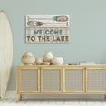 thumbnail image 3 of Stupell Industries Rustic Welcome Lake Oars Typography Painting Gallery Wrapped Canvas Art Print Wall Art, 36 x 24, 3 of 8