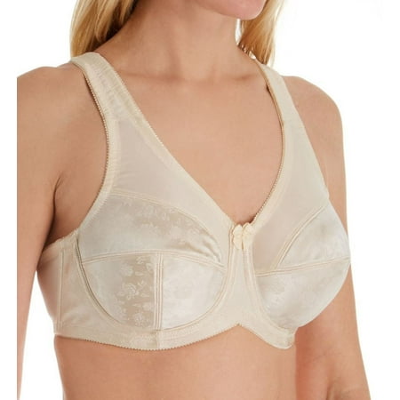 Women s Cortland Intimates 7101 Full Figure Underwire Seamed Cup Bra (Fawn 34DD)