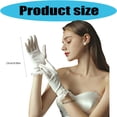 thumbnail image 5 of Misright Wedding Thin Gloves Proms Gloves for Operas Stage Evening Dinner for Women Lady, 5 of 10