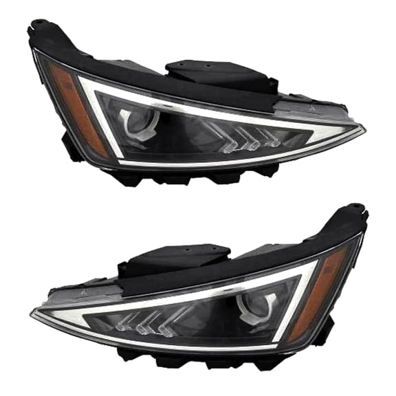 New Pair Of Headlight Fits Hyundai Elantra Value Edition Sedan 2019-20 Hy2503233