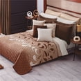 thumbnail image 2 of Colcha Neo Castañas Mat/Queen Size C/Fundas Poliéster Concord, 2 of 3