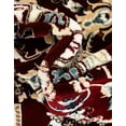 thumbnail image 4 of Unique Loom Narenj Collection Area Rug - Newcastle (7' 10" x 10' Rectangle Burgundy/Beige), 4 of 7