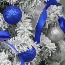 Christmas Ornaments, 24pcs Green Shatterproof Christmas Balls Set Mixed Glossy Matte Glitter Tree Decorations Holiday Hanging Baubles for Indoor Outdoor Home Party Decor 2025