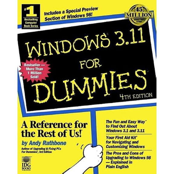 Pre-Owned Windows 3.11 For Dummies (Paperback) 0764503383 9780764503382
