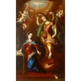 thumbnail image 3 of Cristóbal De Villalpando 11x14 Black Modern Framed Museum Art Print Titled - The Annunciation (1649-1714), 3 of 5