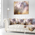 thumbnail image 2 of Designart Summer Pasture with Purple Flowers - Landscape Printed Throw Pillow - 16x16, 2 of 4