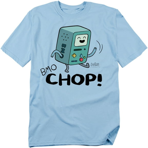 Men's Adventure Time Bmo Chop T-shirt Large Light Blue