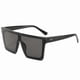 thumbnail image 1 of Oversized Women's Sunglasses Thick Frame Mirror Lens Fashion Accessories, 1 of 5