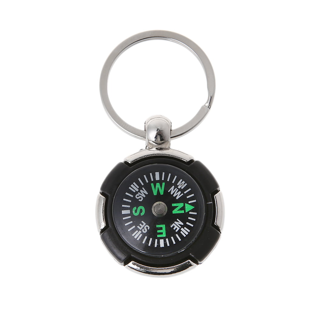 1Pc Miniature Button Compass Mini Pocket Oil Filled Accurate Compass for Hiking 