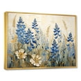 thumbnail image 2 of Designart "Serene Blue Bonnets Field I" Blue Bonnets Floater Framed Canvas Prints, 2 of 5
