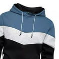 thumbnail image 3 of Rggeeun Mens Hoodies Pullover Men's Pullover Hoodies Camo Hooded Sweatshirts Fall Winter Patchwork Fall Winter Long Sleeve Pullovers Comfy Casual, 3 of 3