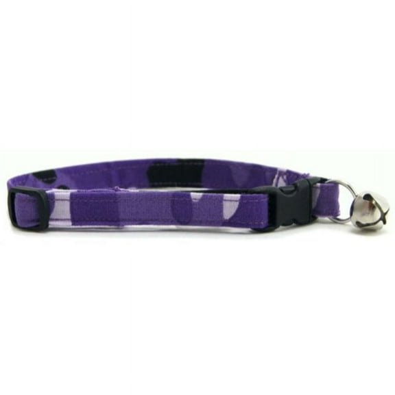 Purple Camo Cat Collar