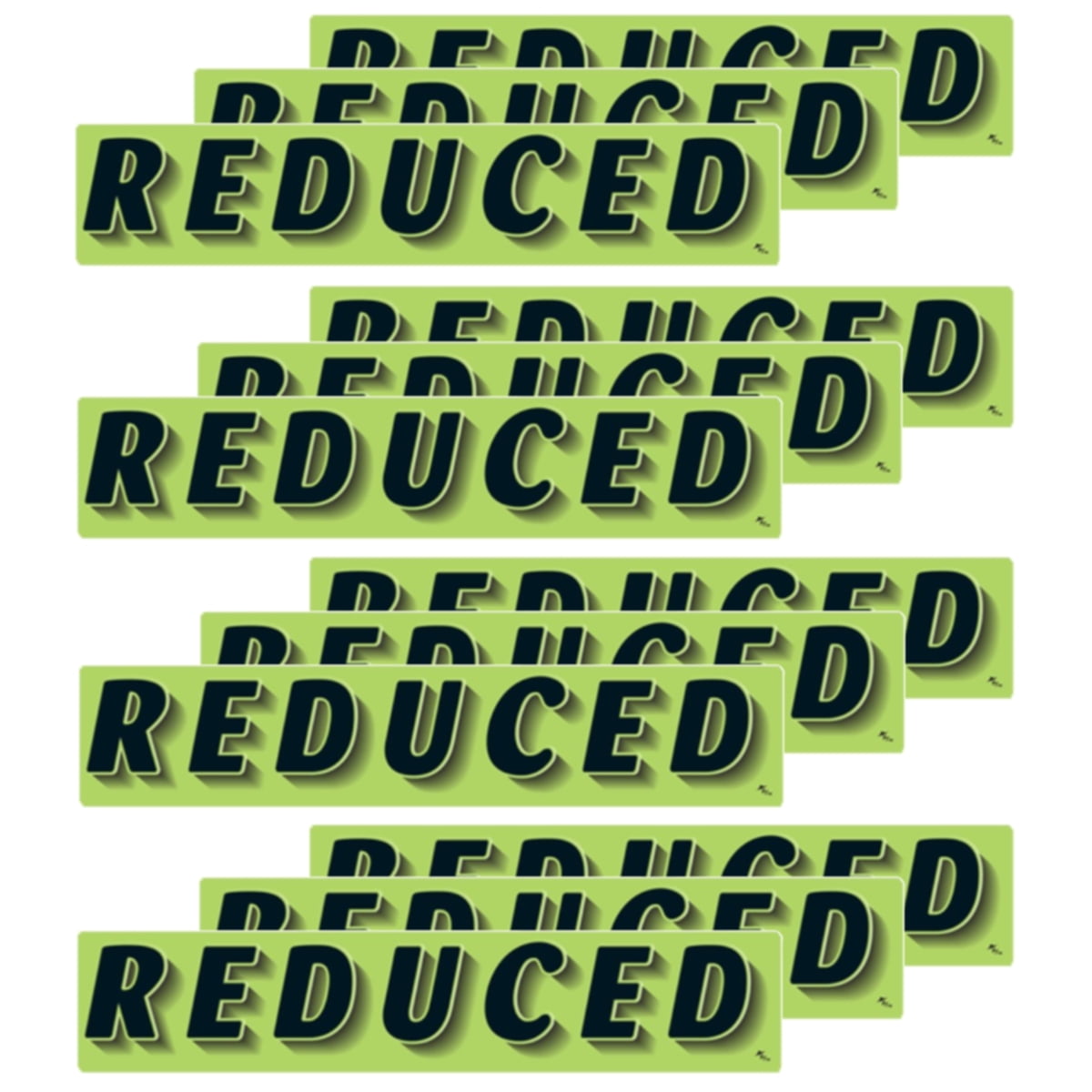 14.5 Inch Black /& Green Adhesive Windshield Slogan Car Dealer Sticker P/'S