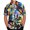 Green, variant on TopLLC Men's Hawaiian Shirt Quick Dry Tropical Aloha Shirts Short Sleeve Beach Holiday Casual Shirts Plaid Shirt Men