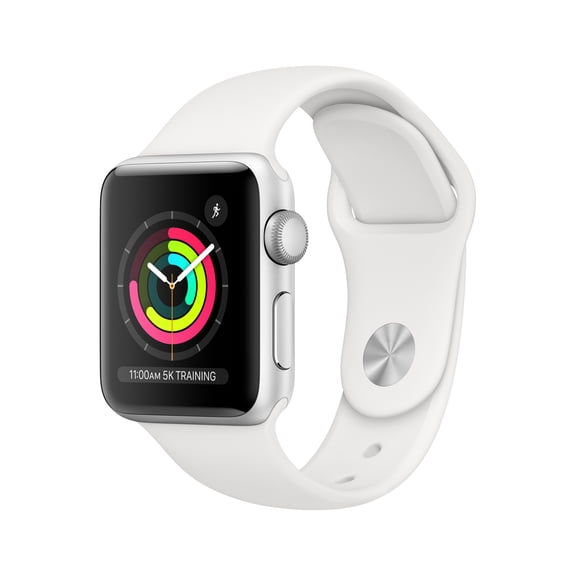 Restored Apple Watch Series 3 GPS - 38mm - Sport Band - Aluminum Case