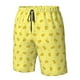 thumbnail image 4 of Balery Cheese 1 Traje de Baño Estilo Hawaiano para Hombre, Shorts de Secado Rápido con Bolsillos-Large, 4 of 6
